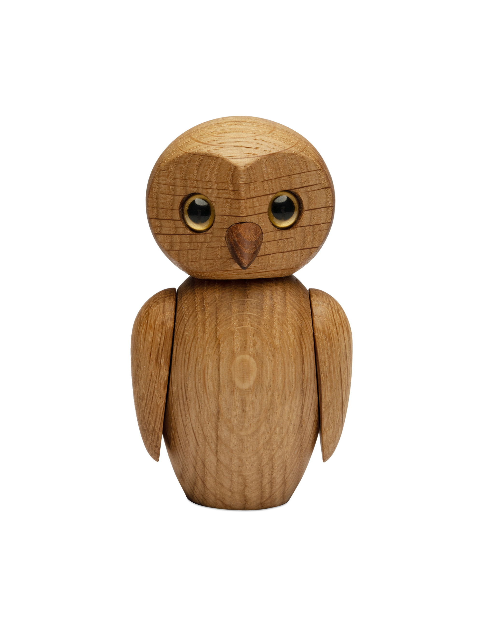 Clever Ugle træfigur - eg